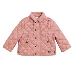 Burberry Quilted Toddler Pink Coat 2T